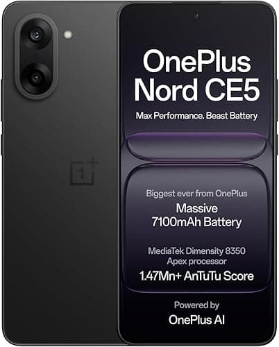 OnePlus Nord CE5 (Black Infinity, 8GB/128GB)