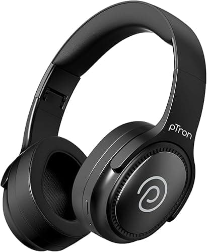 pTron Studio Pro Wireless Over Ear Headphones