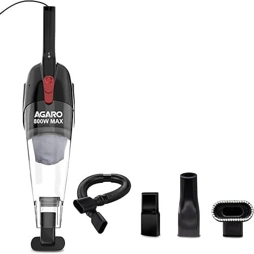 AGARO Regal 800W Handheld Vacuum Cleaner for Home (Black)