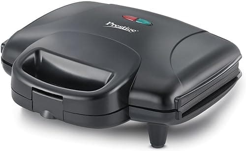 Prestige PGMFD 800W Grill Sandwich Toaster with Non-Stick Plates (Black)