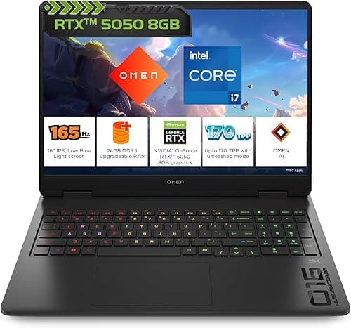 HP Omen 16" i7-14650HX RTX 5050 Gaming Laptop (24GB/1TB)