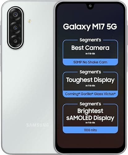 Samsung Galaxy M17 5G (Moonlight Silver, 4GB/128GB)