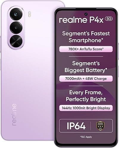 realme P4X 5G (Elegant Pink, 6GB/128GB)