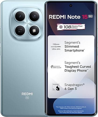 Redmi Note 15 5G (Glacier Blue, 8GB/256GB)