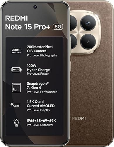 Redmi Note 15 Pro+ 5G (Coffee Mocha, 12GB/256GB)