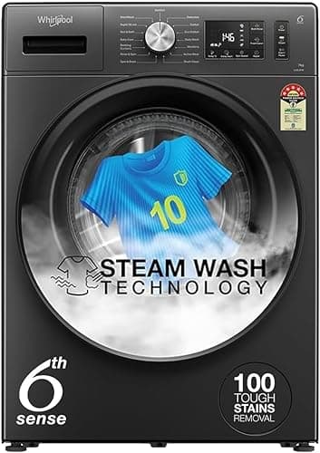 Whirlpool 7 Kg 5 Star Inverter Front Load Washing Machine with In-Built Heater (SUPREME CARE 7012-E)