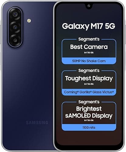 Samsung Galaxy M17 5G (Sapphire Black, 6GB/128GB)