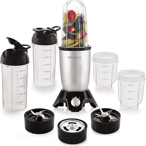 Cookwell Bullet Mixer Grinder 500W (3 Jars)